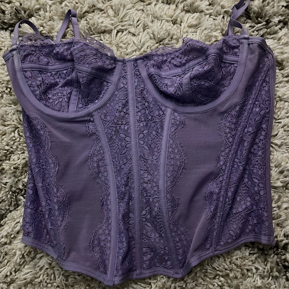 Urban Outfitters Purple Corset Top